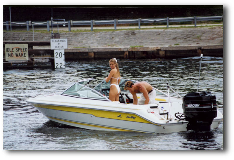 Boat Docking at The Cove